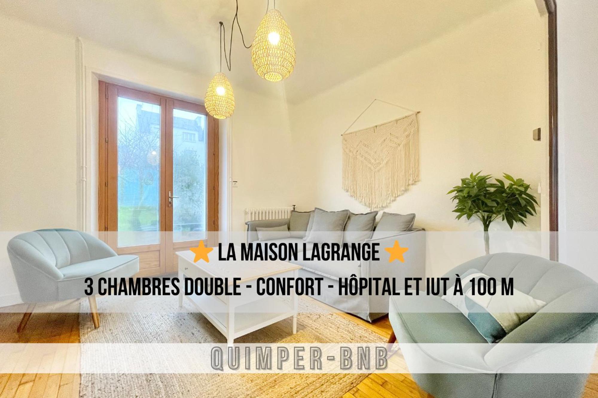 Maison Lagrange - 4 Chambres Quartier Iut Hopital Quimper Zewnętrze zdjęcie