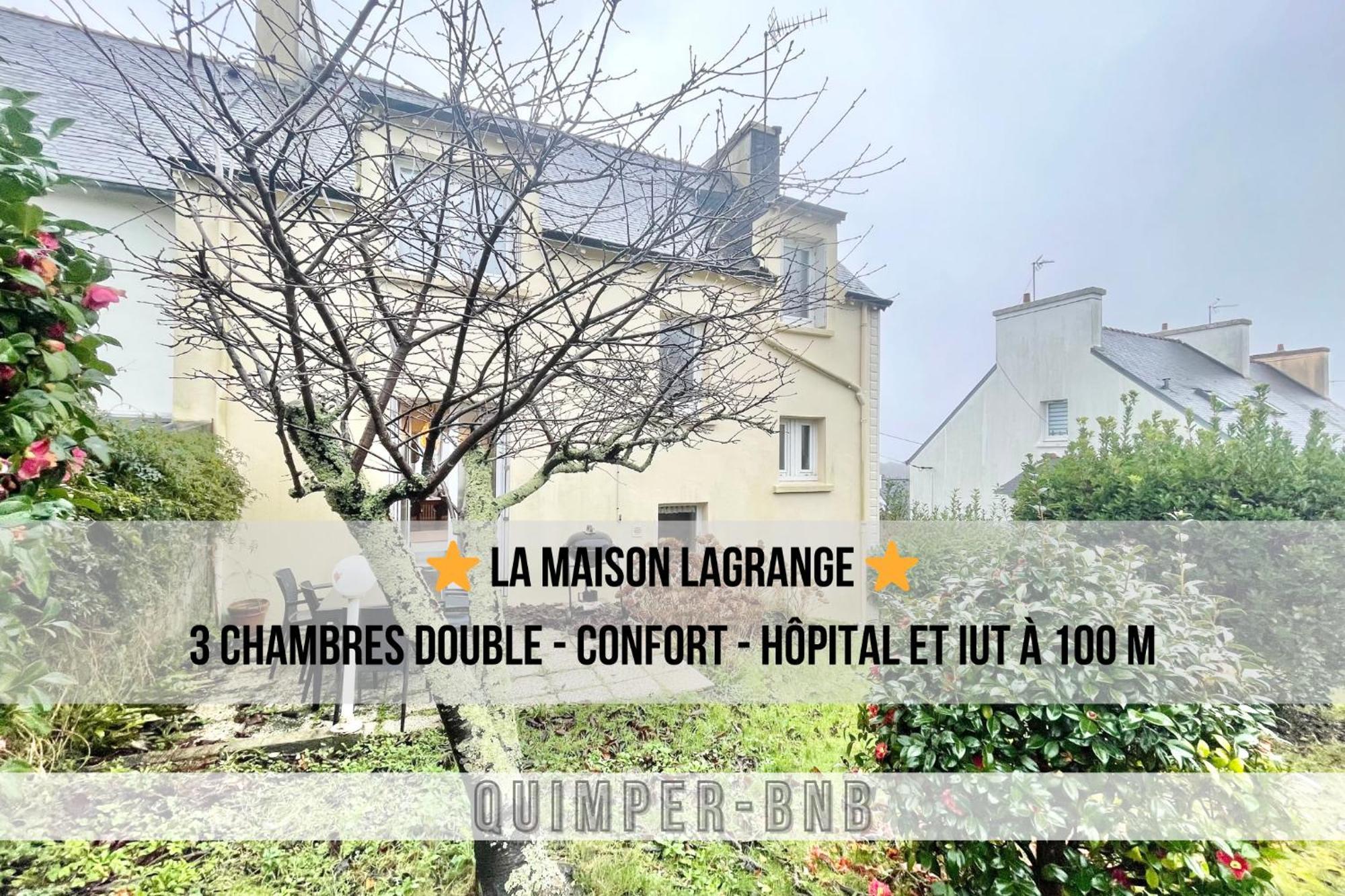 Maison Lagrange - 4 Chambres Quartier Iut Hopital Quimper Zewnętrze zdjęcie